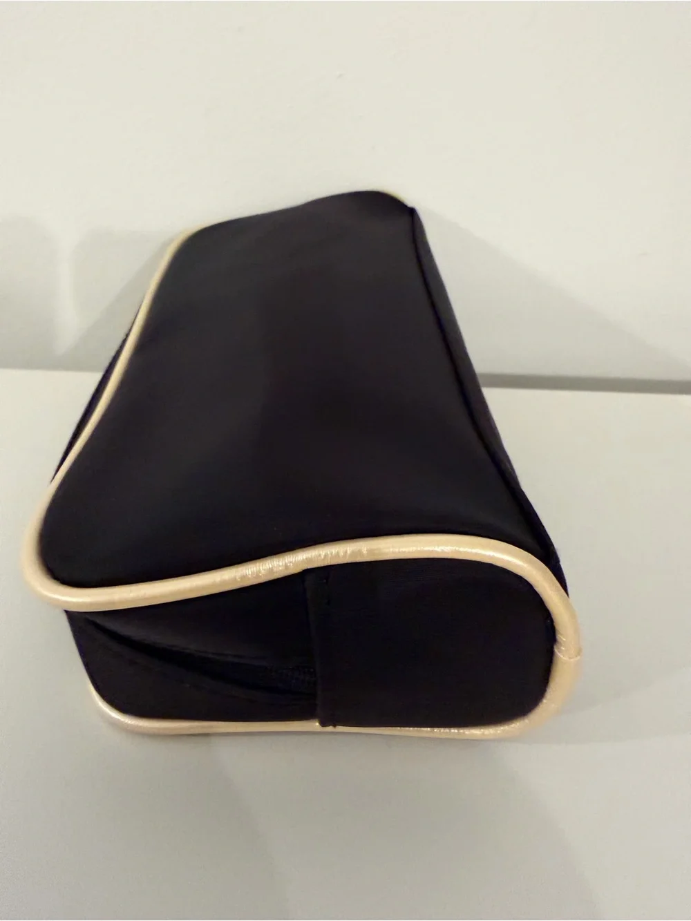 Vintage Chanel Black Nylon Makeup Pouch